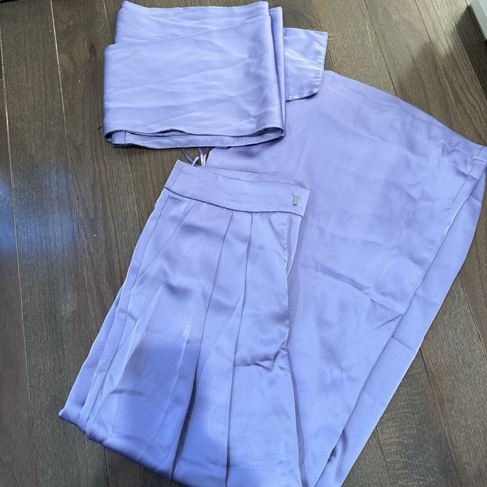 FASHIONNOVA Two Piece Purple Set